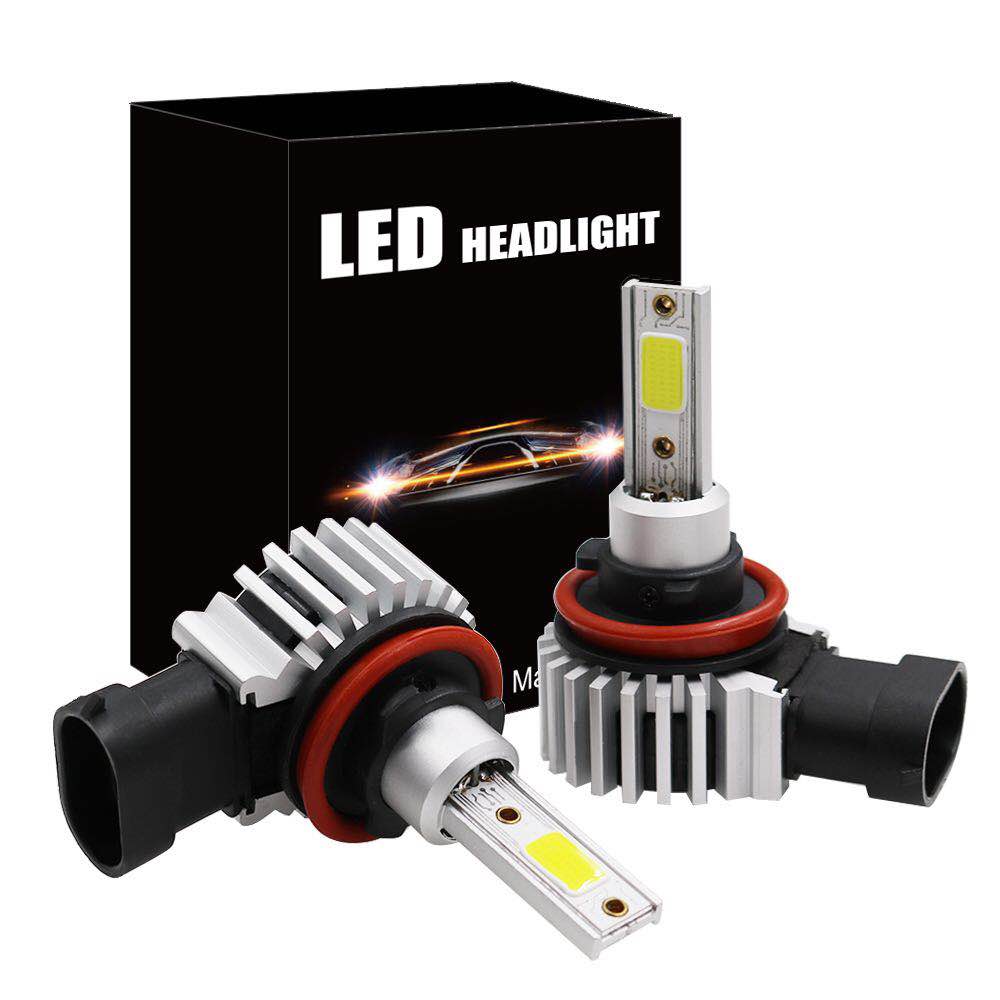 2 stuks 60W 8000LM Auto LED Koplamp Bubls Mini Koplamp Kit voor Hoge/Beam Lamp mistlamp 6000K Wit H1 H3 9006 9005 H4 H7 H8 H11