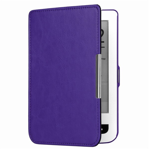 Gligle Magnet Case Cover for Pocketbook 614/615/614plus/624/625/626/640 Touch Lux2 PU Leather Ebook Shell: LRPURPLE