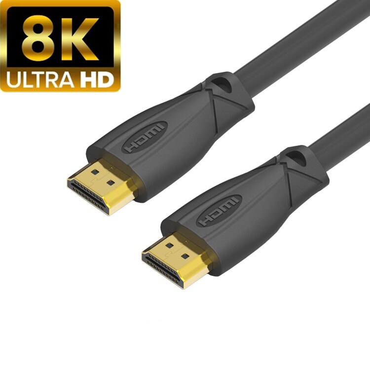 1m 2m 3m 8k 4k hdmi kabel 60hz v2.1 hdr højhastigheds 48 gbps til samsung lg sony tcl  ps5 ps4 splitter switch audio video 1080p 3d c: Pvc version hdmi 8k / 1m