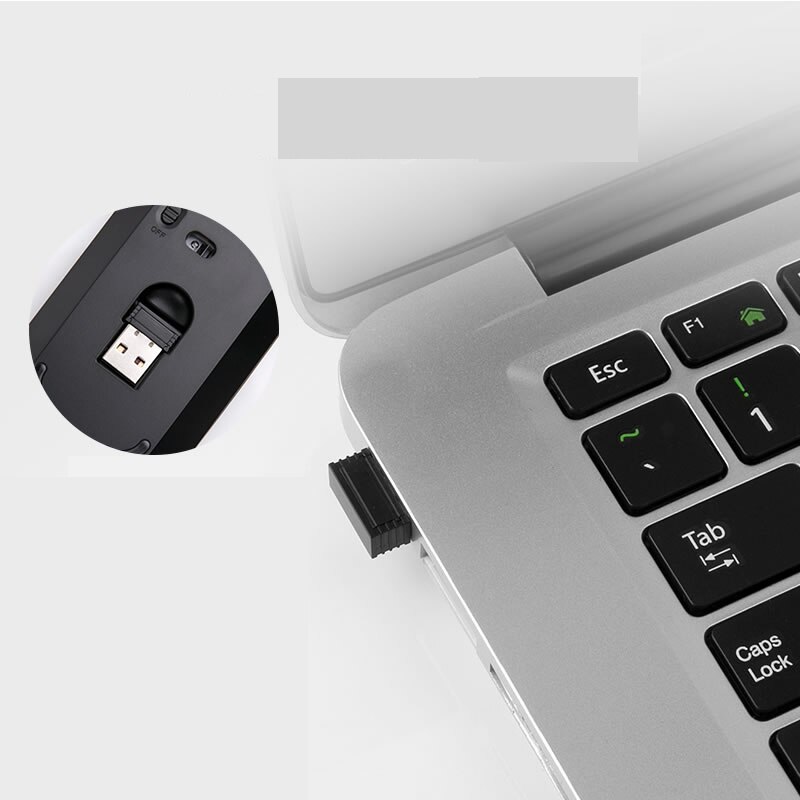 Protable 2.4g trådlöst tangentbord minimus combo usb-mottagare tangentbord spelmus för macbook mi laptop notebook pc dator
