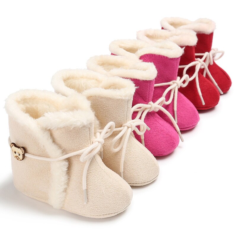 Baby Winter Laarzen Warme Peuter Pasgeboren Leuke Schoenen Meisjes Jongens Babyschoenen Super Warm Houden Sneeuwveld Booties Boot0-18M