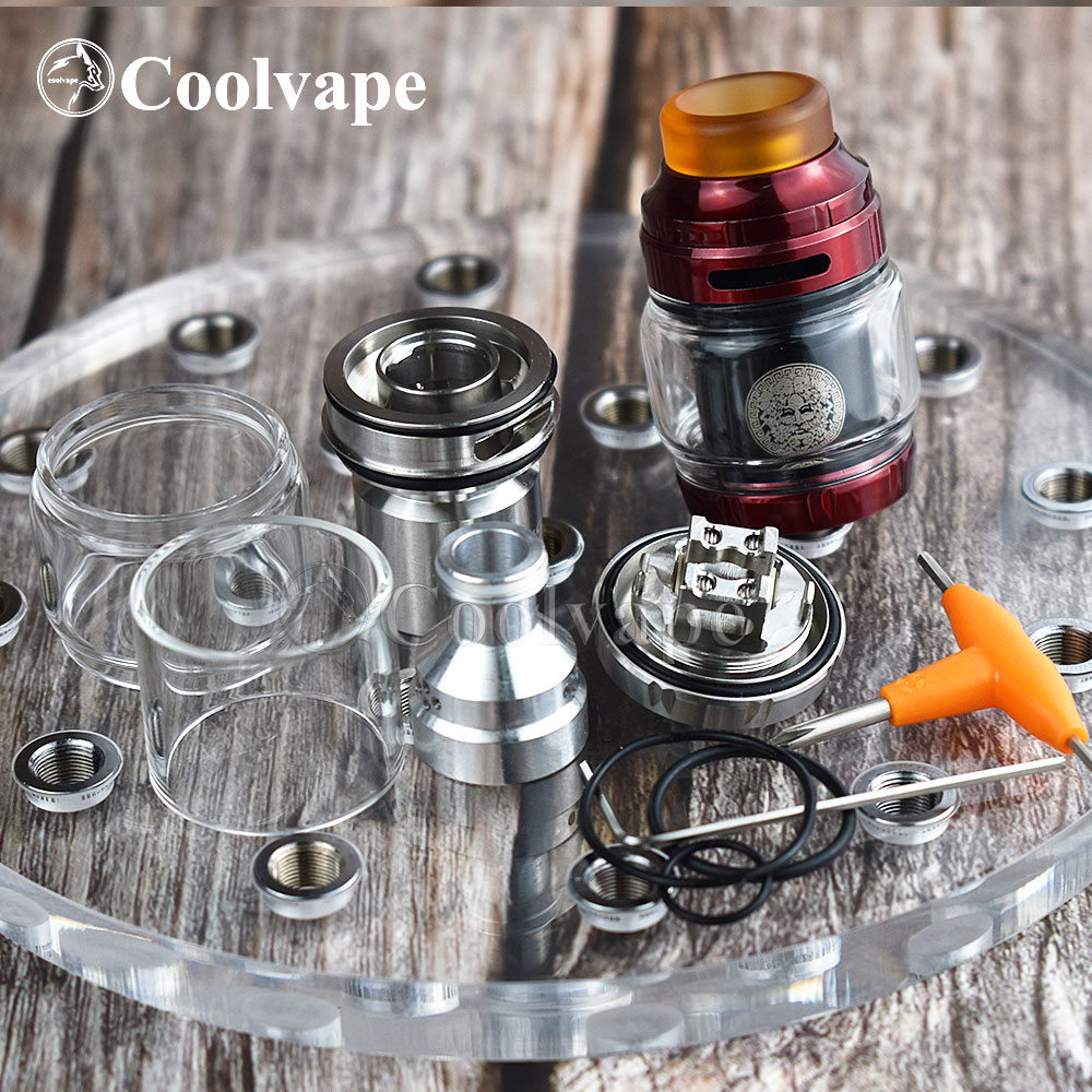 coolvape Zeus RTA Atomizer 3.5ml 4.5ml 510 thread vape tank with vaporizer rta rebuildable e cigatomizer vs Zeus X mesh RTA