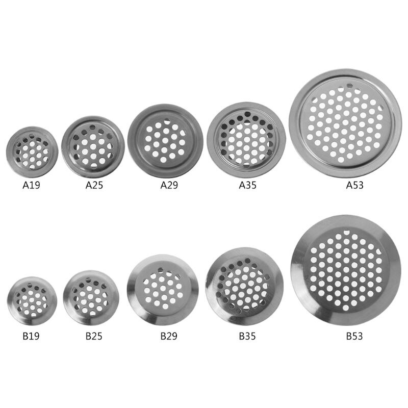 Stainless Steel Air Vent Hole Ventilation Louver Round Shaped Venting Mesh Holes