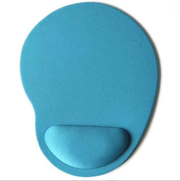 Tappetino per topo con poggiapolsi per computer portatile taccuino tastiera tappetino per topo tappetino per topo da gioco per ufficio a casa con supporto per poggiapiedi: leggero blu