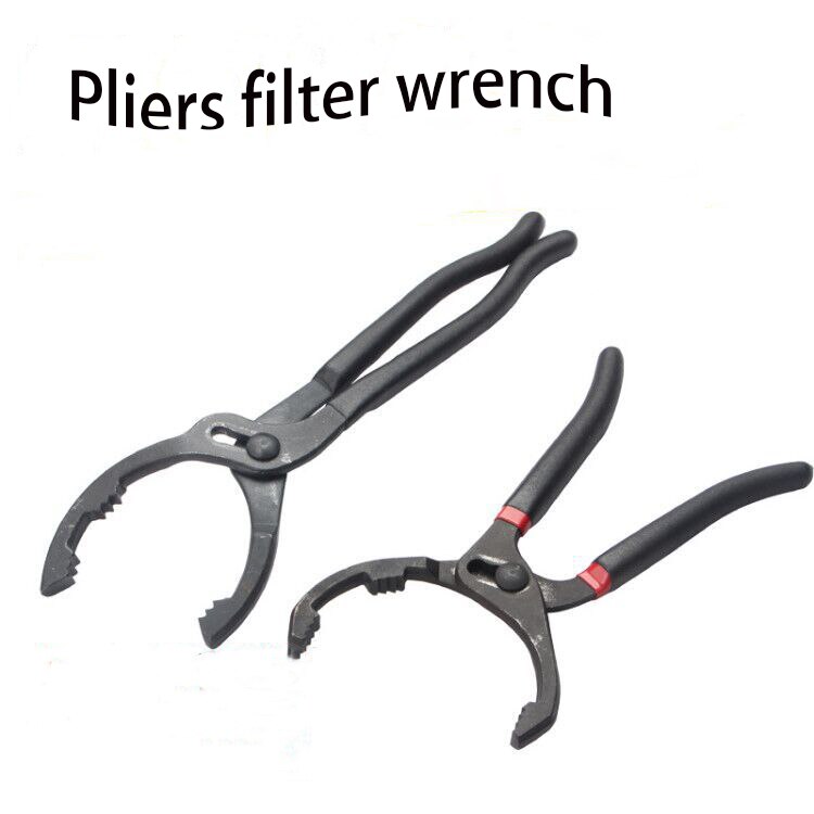 Tenazas para filtro de aceite de 10/12 pulgadas, herramientas de mano para filtros de motor, llave de grasa, desmontaje dedicado, pinzas de sujeción, herramienta especial