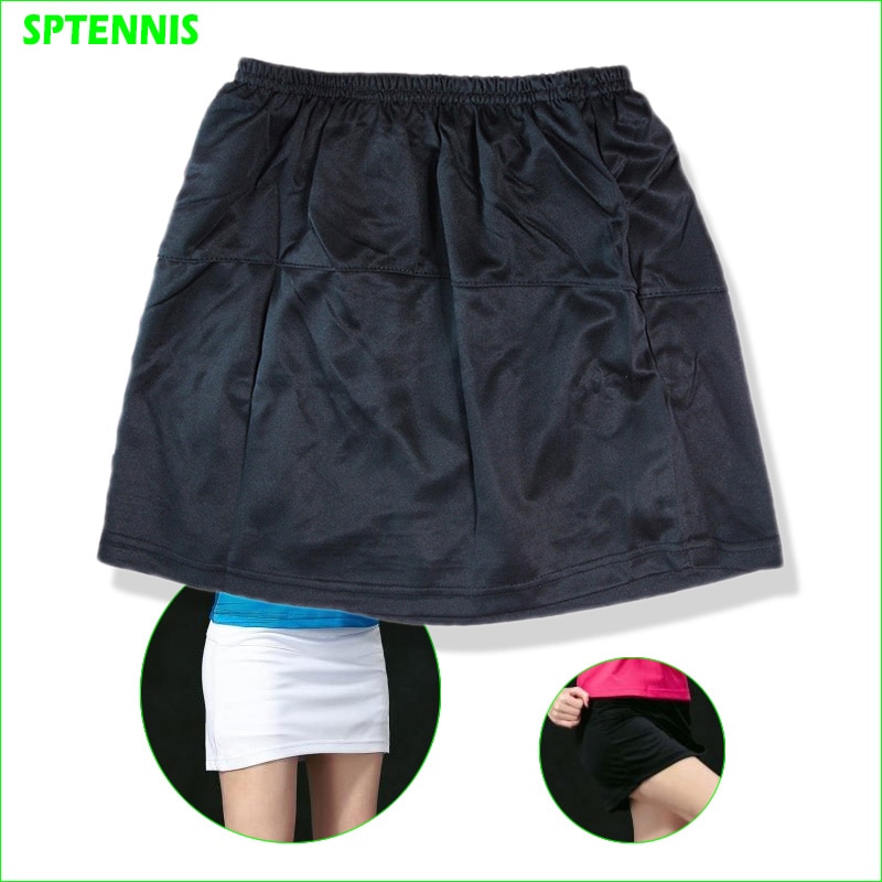 : slim fit badminton tennis mini nederdel kvinde sommer a-line sportstræningsnederdele sort hvid  m 3xl