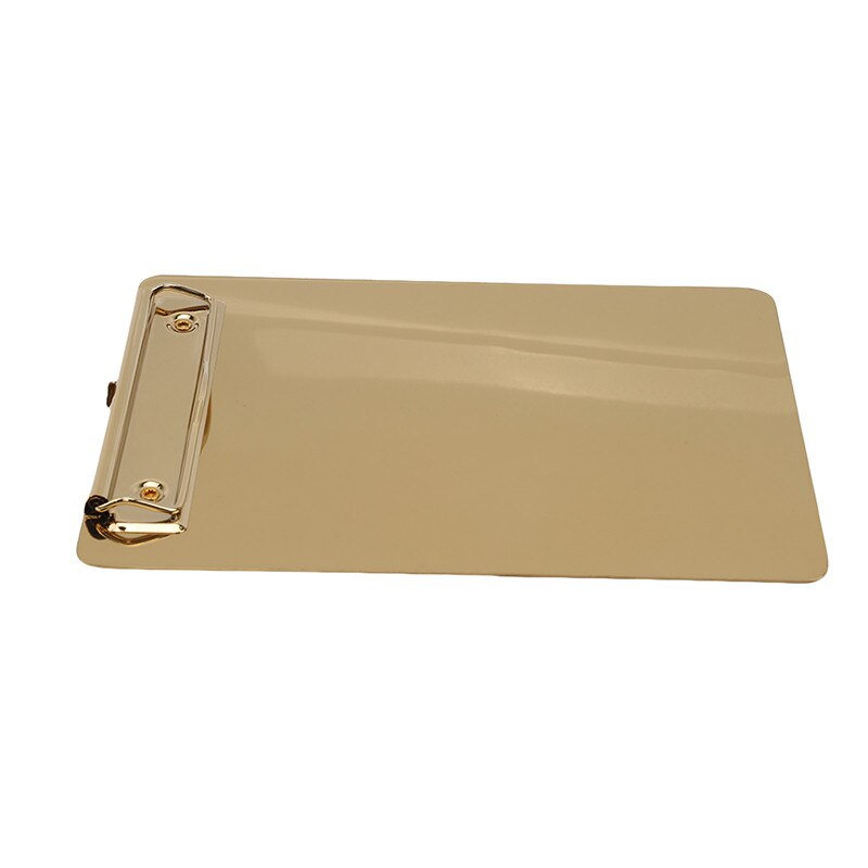 Nueva carpeta de pizarra de menú de acero inoxidable, carpeta creativa de papelería para oficina, suministros escolares de restaurante financiero