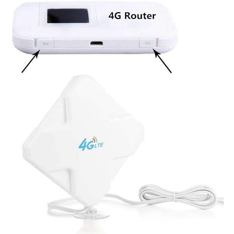 4G LTE CRC9 Antenna 35DBi High Gain Antenna Dual CRC9 Connector Signal Booster for Huawei Vodafone Hotspot Router