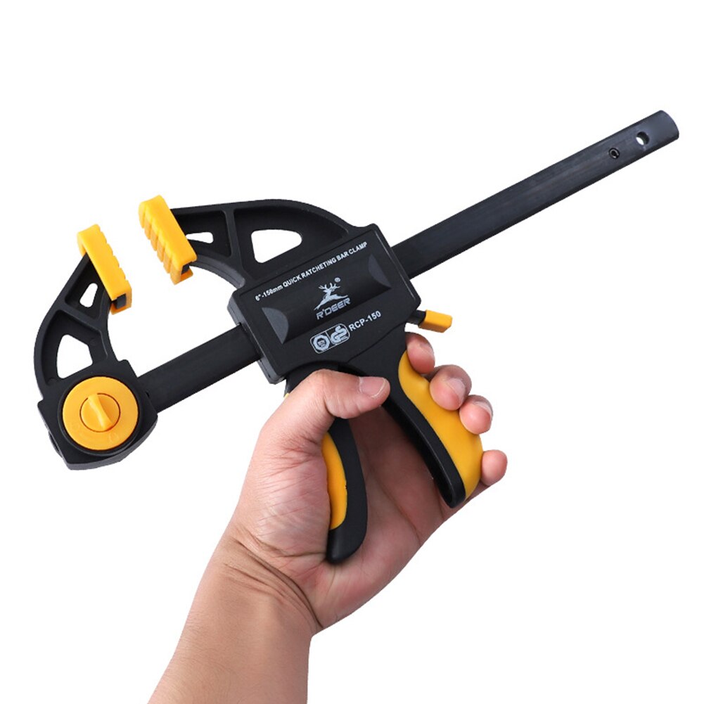 Gadget Tool DIY Hand Woodworking Woodworking Bar F Clip Hard Grip Quick Ratchet Release DIY Carpentry Hand Clamp
