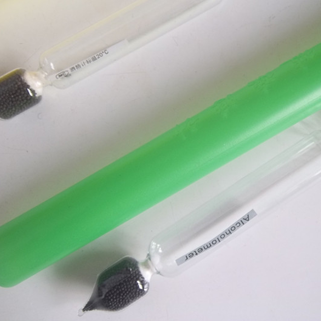 Alcohometer Alcohol Meter 1pc Wine Concentration Meter Hydrometer Tester 0-100 Thermometer