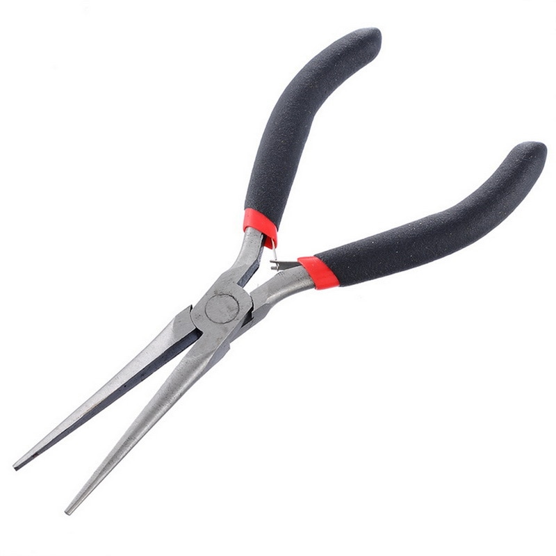 Hand Tangen Tang Platte Lange Neus Tapered Tangen Kralen Sieraden Tool 15Cm Naald Neus Tang Sieraden Tang 1Pc
