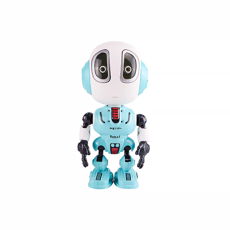 Kinderen Legering Intelligente Opname Praten Robot Dialoog Handleiding Vervorming Robot Jongen Ouder-kind Interactie Toys: blue
