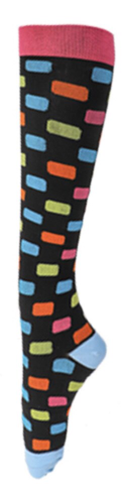 Women's Sports Compression Stockings Nurse Stockings Knee High Socks Women Socks Knee and Leg Compression Socks: Color dot square