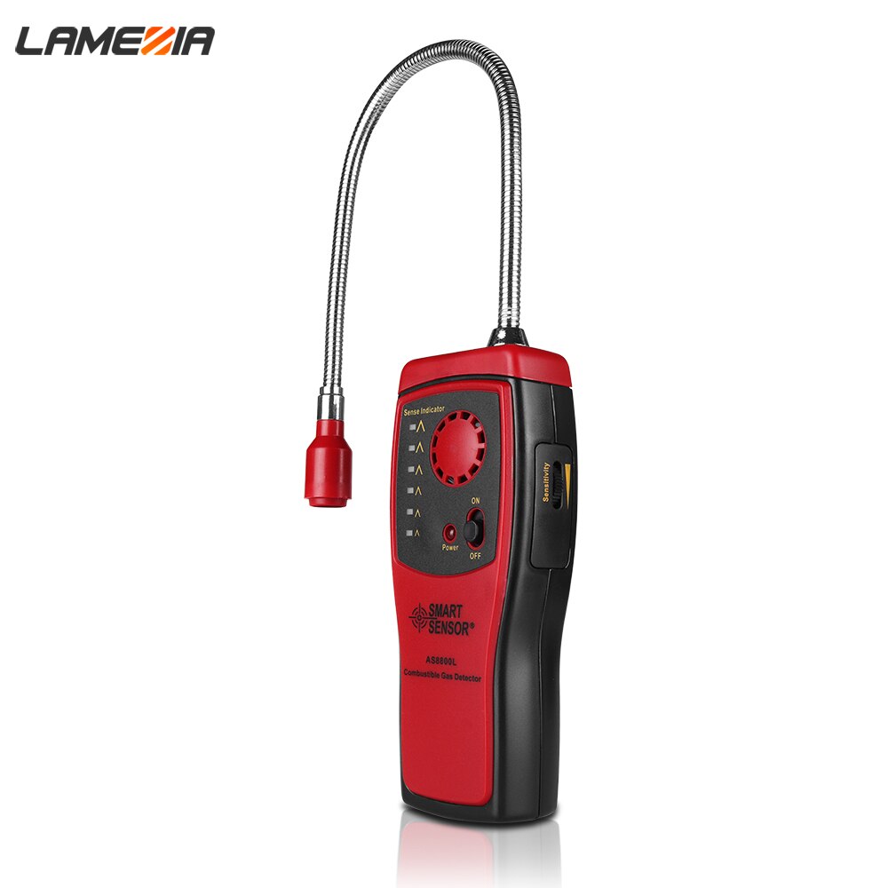 Lamezia Gas Analyzer Brandbaar Gasdetector Poort Brandbare Natuurlijke Gasleak Locatie Bepalen Meter Tester Sound Light Alarm