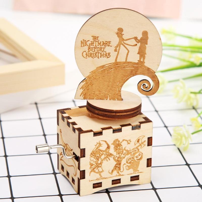 retro drewniana ręka łukowaty pozytywka sława znakomity wystrój salonu domowe dekoracje na imprezę prezent urodzinowy dla dzieci