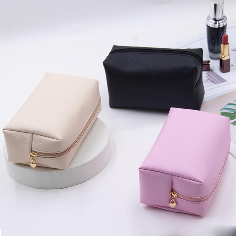 Reise machen-hoch Tasche PU Leder Machen hoch Beutel Reise Waschen Toilettenartikel Organizer Geldbörse Kosmetik Tasche Lagerung Handtasche für Frauen Mädchen
