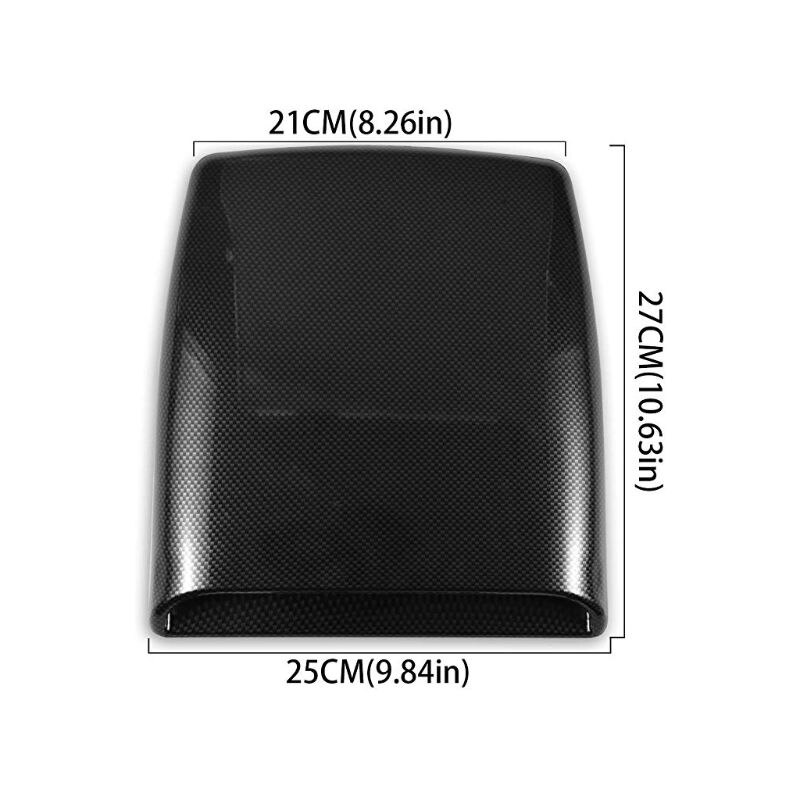 1pcs Car Bonnet Hood Scoop Air Flow Intake Vent Cover Decorative 27*25cm