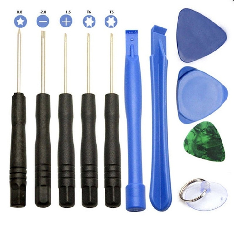 11 In 1 Premium Repair Opening Pry Gereedschap Reparatie Kit Schroevendraaier Set voor ipad/ipad Mini/IPhone SE /6 s/6 s Plus/6/6 Plus/5/5 s: Default Title