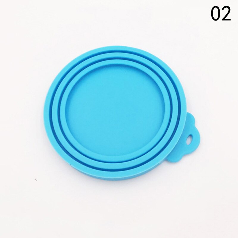 Tapa de silicona reutilizable para almacenamiento de comida, sellada, para cachorros, perros y gatos, suministros de salud para mascotas: 2