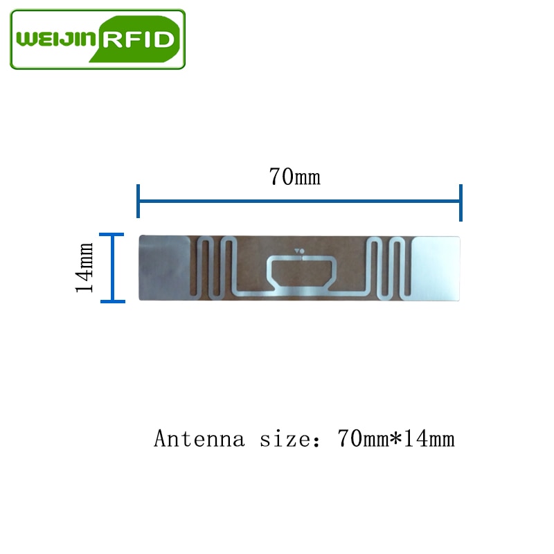 Etiquetas RFID pasivas UHF RFID tag ER62 incrustaciones Impinj Monza R6 MR6 chip 860-960MHZ 900 915 mhz Higgs3 EPCC1G2 6C