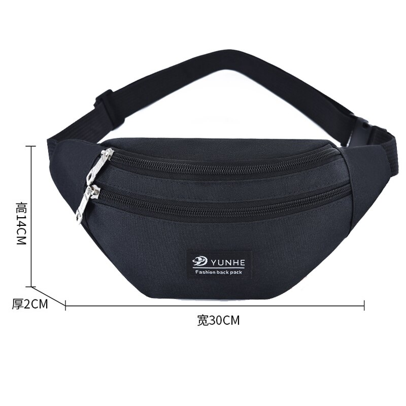 Vrouwen Mannen Taille Fanny Pack Unisex Riem Tas Brief Gedrukt Borst Bag Key Telefoon Pouch Reistassen