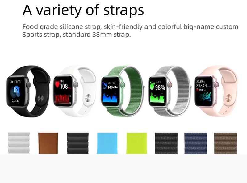 P20 Slimme Horloge Slimme Armband Touch Hartslag Bloeddruk Smartwatch Voor Android Ios Stappenteller Outdoor Polsband