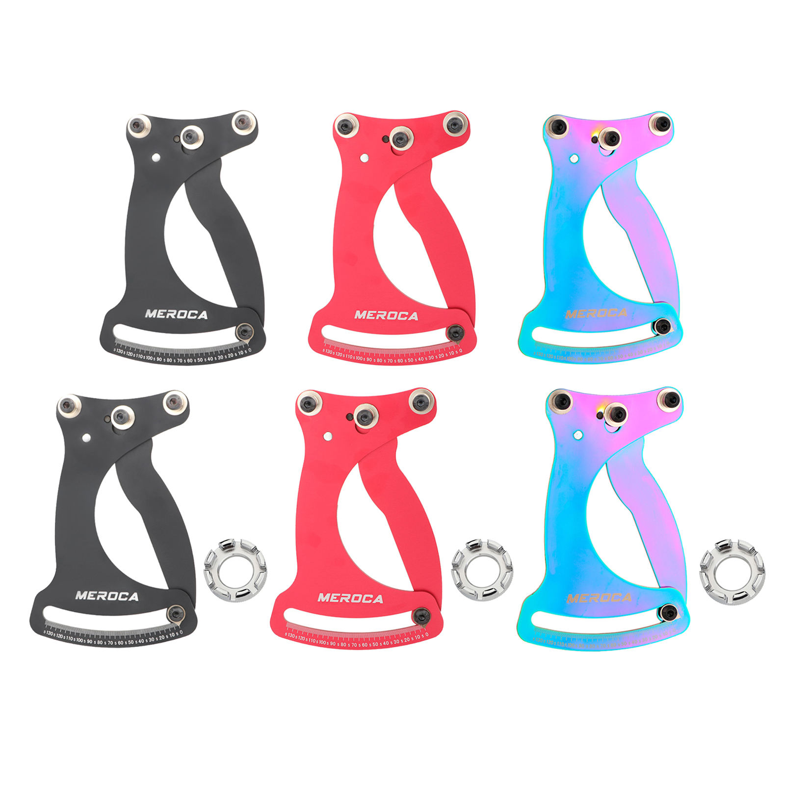 Tension Meter Tool Accessory Aluminum Alloy Metal Wheel Repair Bicycle Spoke Tension Meter for Calibration Cycling