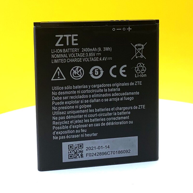Batería 100% Original para ZTE Blade A520, A521, BA520, A603, BA603, 2400mAh, Li3824T44P4h716043, teléfono móvil de