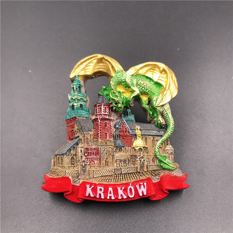Belgia Barcelona 3D lodówka pamiątkowy magnes kraków węgierski dubaj egipt włochy hiszpania drezno bruksela rzym kleopatra rzemiosło artystyczne: Wawel Castle