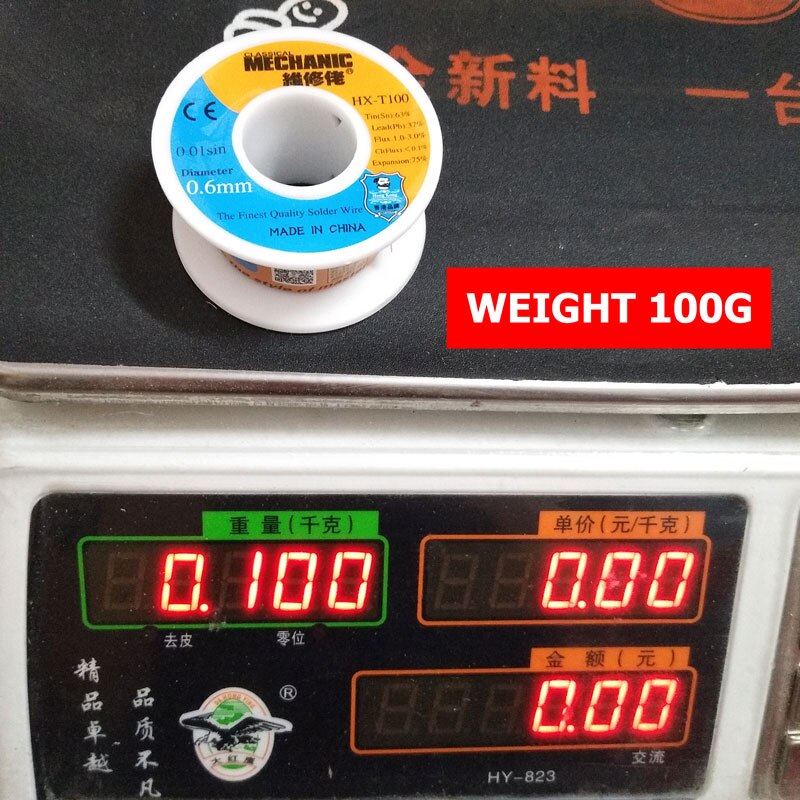 Mechanic 100G/500G Soldeer Zijde Lage Temperatuur Harsvloeimiddel 0.6 0.8 1.0Mm Laag Smeltpunt Soldeer draad Solderen Tin Bga Lassen