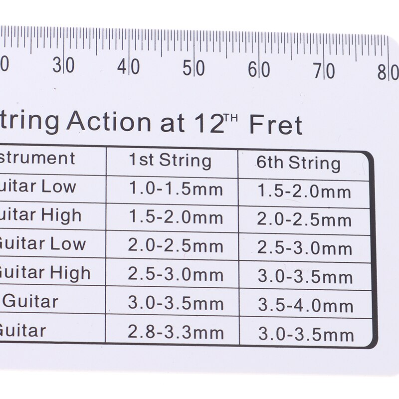 Gitaar Accessoires Gauge Heerser Elektrische Gitaar Tool Voor Snaarinstrumenten