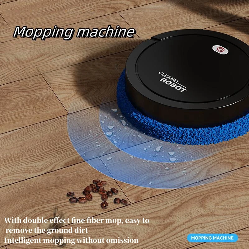 XIMEIJIE Robot de fregado inteligente carga USB batería de larga duración herramienta de limpieza del hogar barredora eléctrica húmeda y seca