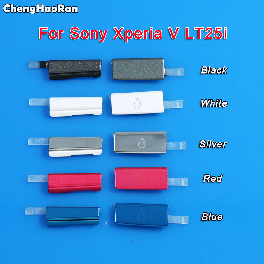 ChengHaoRan USB Poort Opladen Stof Plug + Micro SD & Sim Kaarten Jack Port Slot Cover voor Sony Xperia V S LT25i LT25 LT26 LT26i