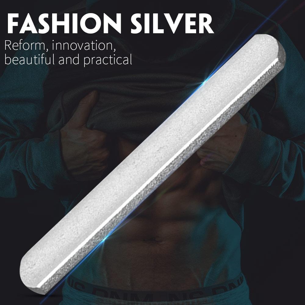 Zilveren stalen leggings stalen plaat laadplaat duurzaam handvest leeg gewicht gewogen been