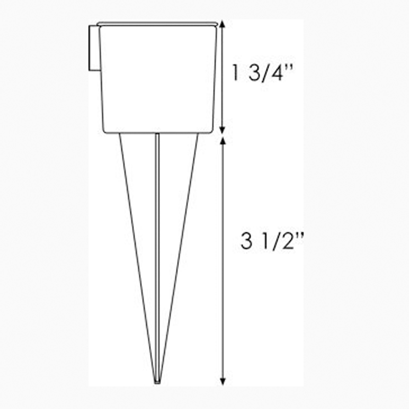 Measurement Rain Gauge Ground Spike Precipitation Garden Yard Accessories Rainfall Gauging Measurement Tools