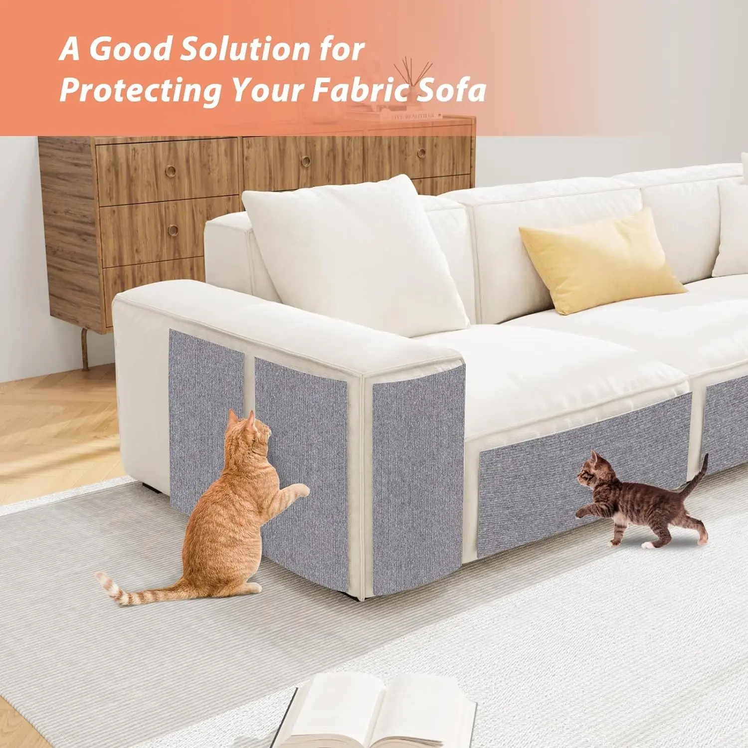 Katzen kratz schutz mit selbst klebendem Freiform schneiden Teppich matte Katzen kratz schutz Möbel Haustier Training Sofas chutz