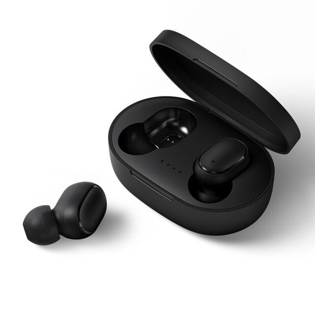 Tws Bluetooth 5.0 Oortelefoon Noise Cancelling Fone Headset Met Microfoon Handsfree Oordopjes Hifi Draadloze Gaming Headsets Airbuds Oordopjes: black