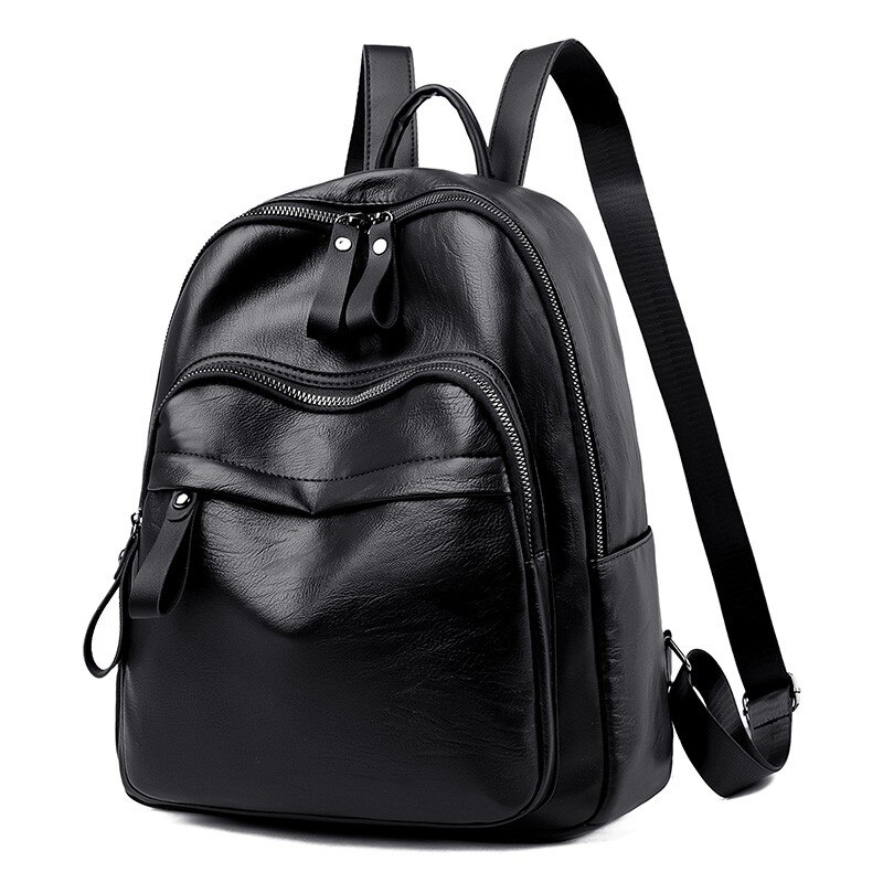 Rugzak Vrouwen Rugzak Nylon Laptop Rugzak School Rugzak Voor Tienermeisjes Rugzak Mochilas Vrouwelijke Schoudertas: Black-Style-2