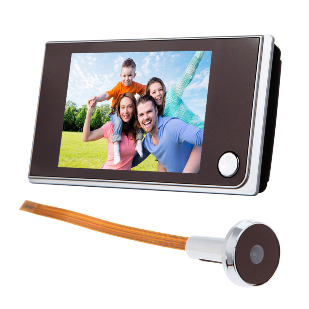 3.5 Inch Lcd-kleurenscherm Digitale Deurbel 120 Graden Deur Eye Deurbel Elektronische Kijkgaatje Deur Camera Viewer Outdoor Deurbel