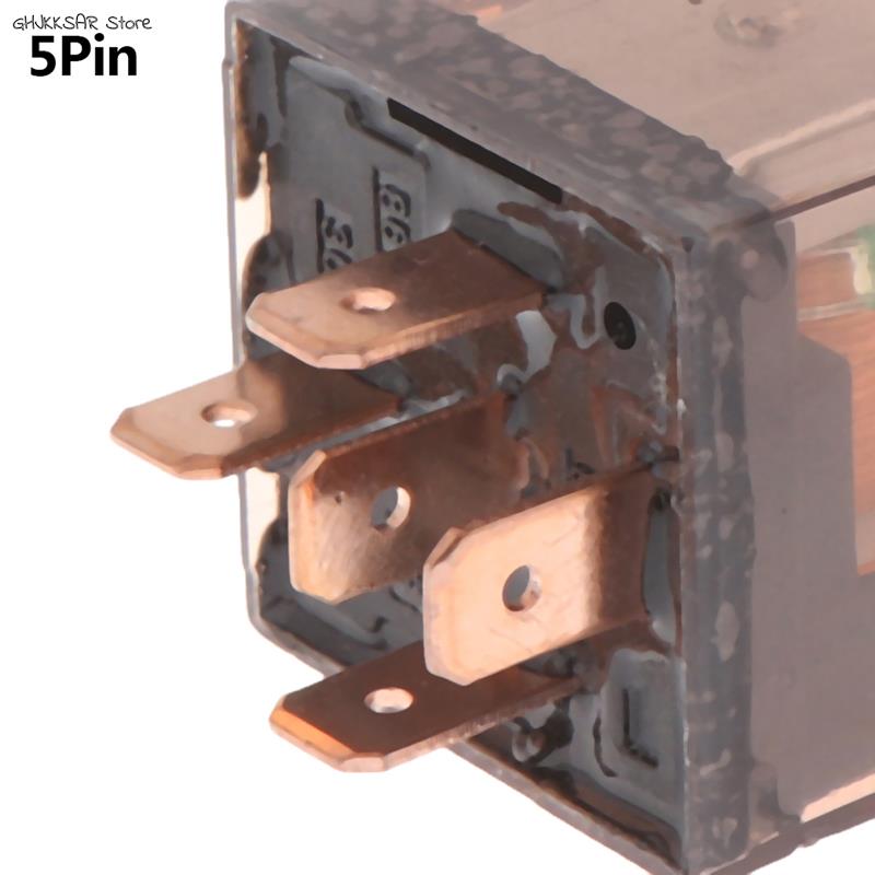 Waterdichte Auto Relais 12V/24V 80a 4pin/5pin Spdt Auto Besturingsapparaat Auto Relais Dc Hoge Capaciteit Schakelen 1Pc