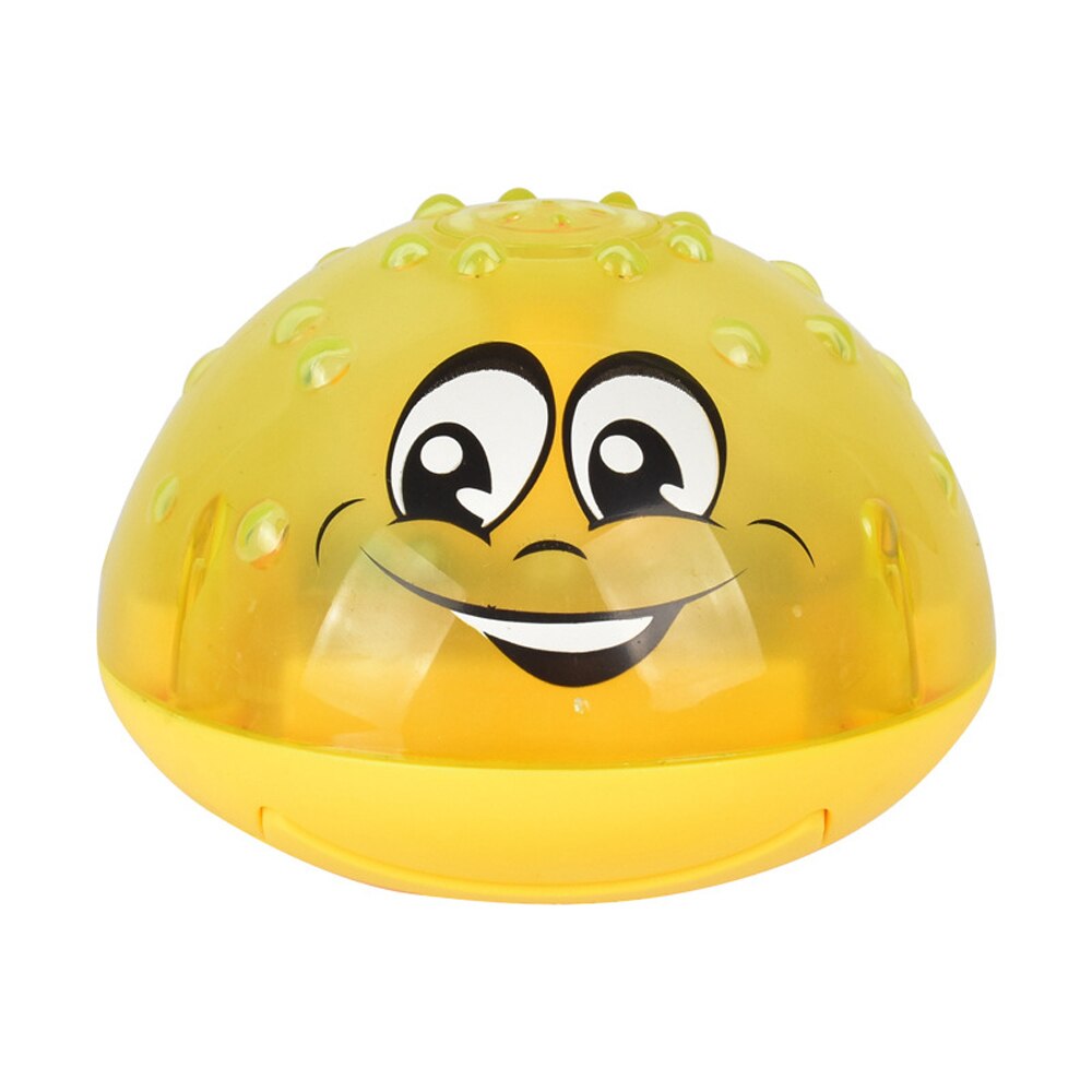 Giocattoli Da Bagno bambino Doccia Acqua Gioco Whale Spray Divertimento HA CONDOTTO LA Luce Sfera Musicale Vasca Per Bambini Bagno Impermeabile Giocattoli Da Bagno per regalo dei bambini: Yellow Round