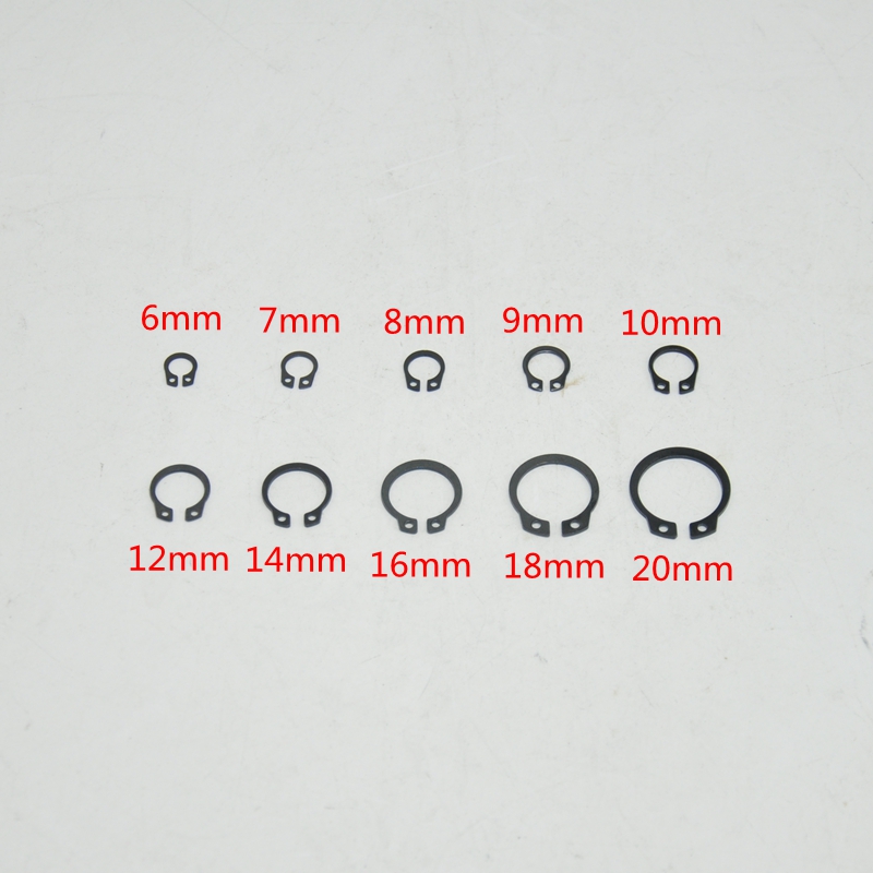 325 Pieces External Snap Ring Assortment Kit Set Circlip 6mm 7mm 8mm 9mm 10mm 12mm 14mm 16mm 18mm 20mm C CLIPS CIRCLIP