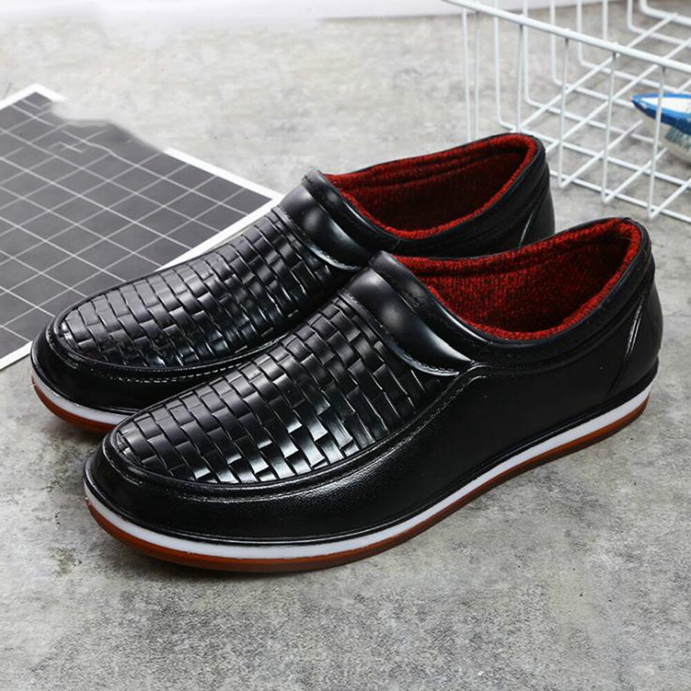 Chef Shoes Hotel Kitchen Non-slip Casual Flat Work Shoes Breathable Oil-Proof Waterproof Resistant Waiter Cook Working Shoes