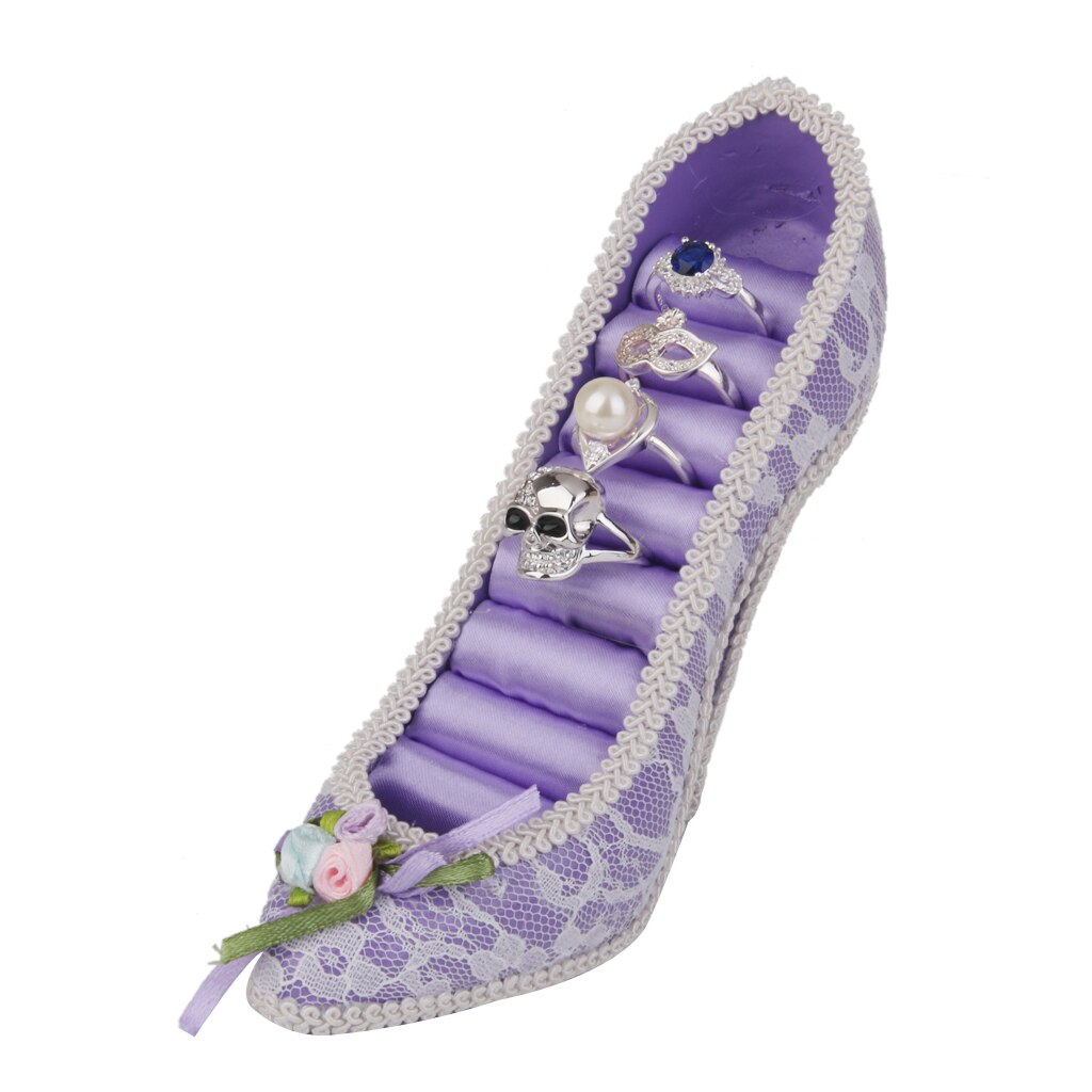 High Heel Shoe Ring Holder Storage Jewelry Display Rack Organizer
