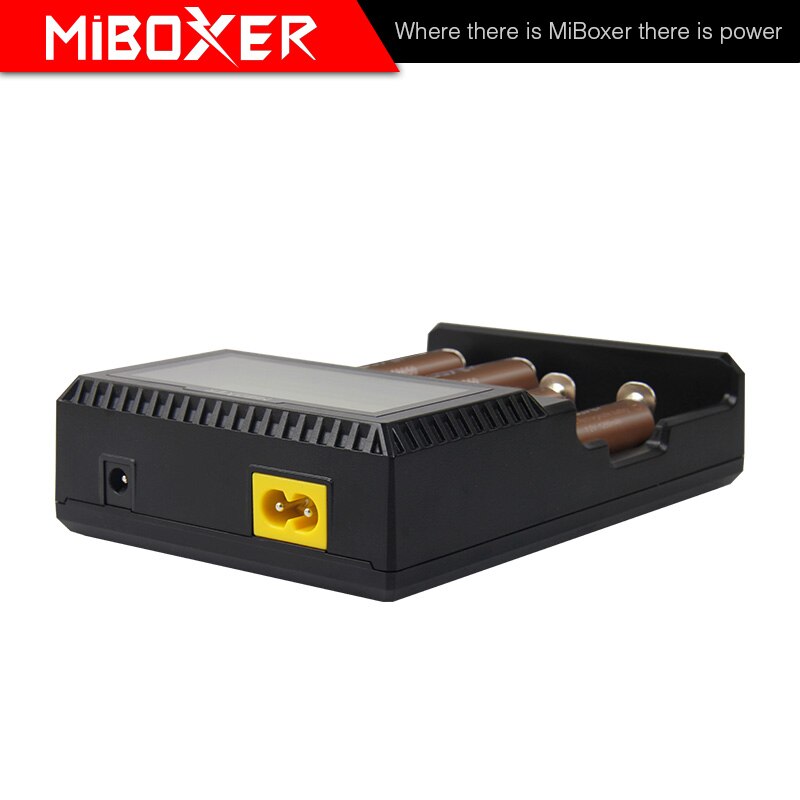 MiBoxer C4-Plus Batterie Ladegerät Doppel AA Max 2.5A/Slot Super Schnelle 18650 Ladegerät