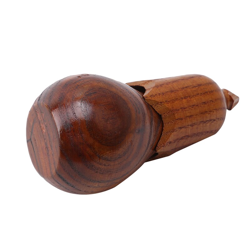 Wooden Toothpick Holder Eggplant Shape Holder Box Toothpick Jar Home Desktop Toothpick Decoration Box
