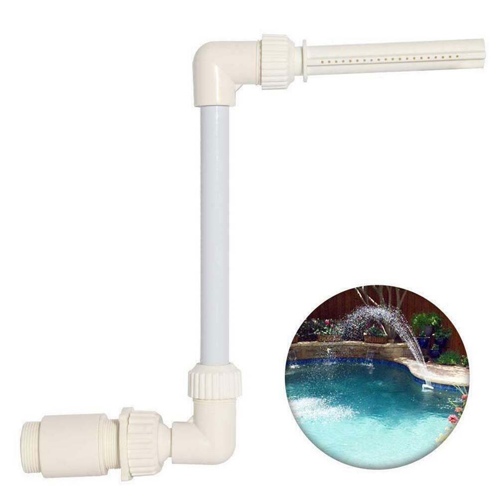 Pool springvand svømmebassin vandfald springvand sæt pvc springvand rør dyse hoved sæt pool tilbehør dekoration forsyninger