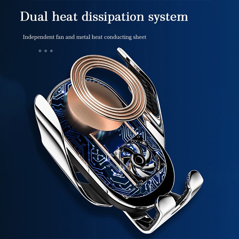 Auto Draadloze Oplader Auto Mobiele Telefoon Houder Air Vent Mounts Stand Beugel Voor Volvo XC40 Xc 40 Auto accessoires