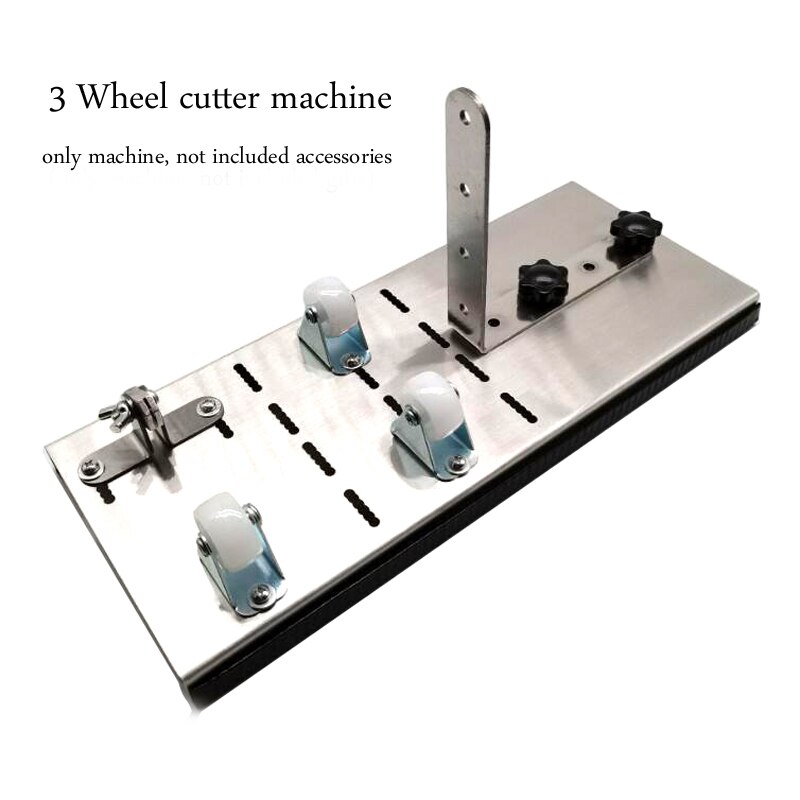 Glass Bottle Cutter Adjustable Sizes Metal Glassbottle Cut Machine Crafting Wine Bottles Decorations Cutting DIY Household Tools: 3 wheel machine