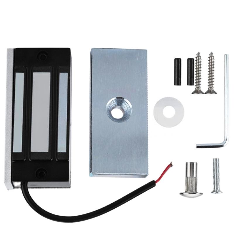 12v 100lbs 60kg mini Magnetic lock Electromagnetic lock Magnetic Cabinet Lock invisible